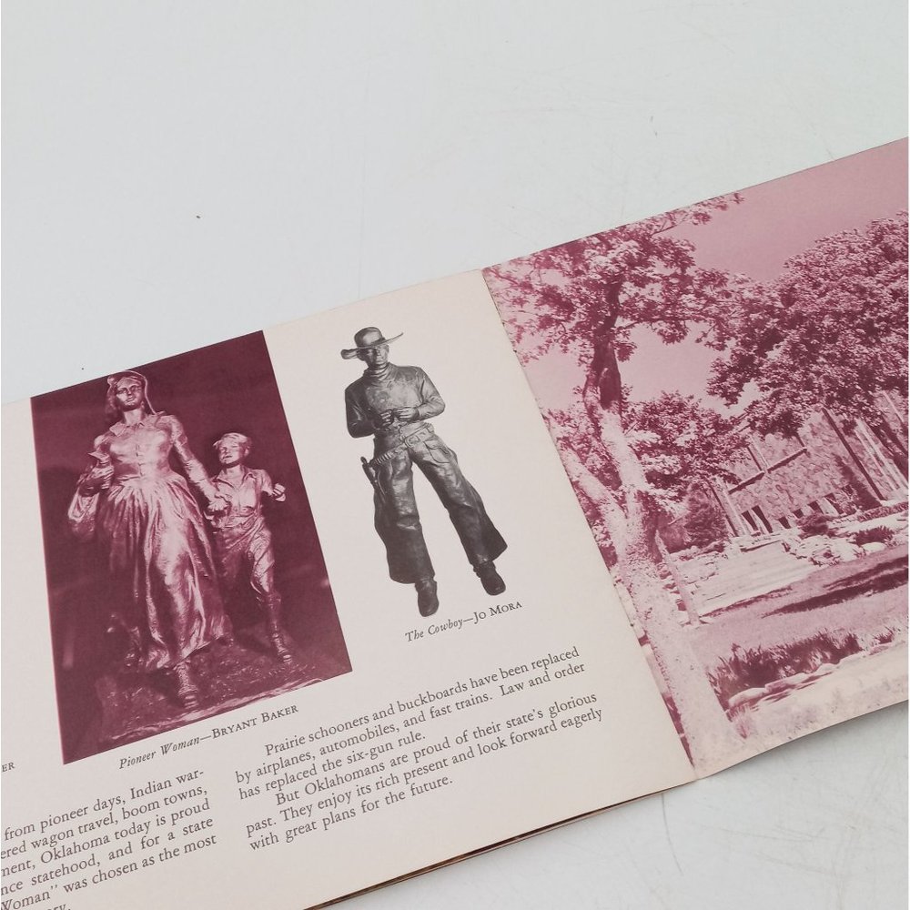 Oklahoma Woolaroc Museum Booklet Vintage 1952 Native American Horse Collectible - Picture 9 of 13